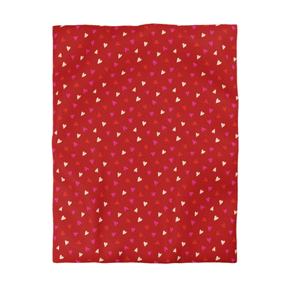 Cupid’s Confetti Microfiber Duvet Cover