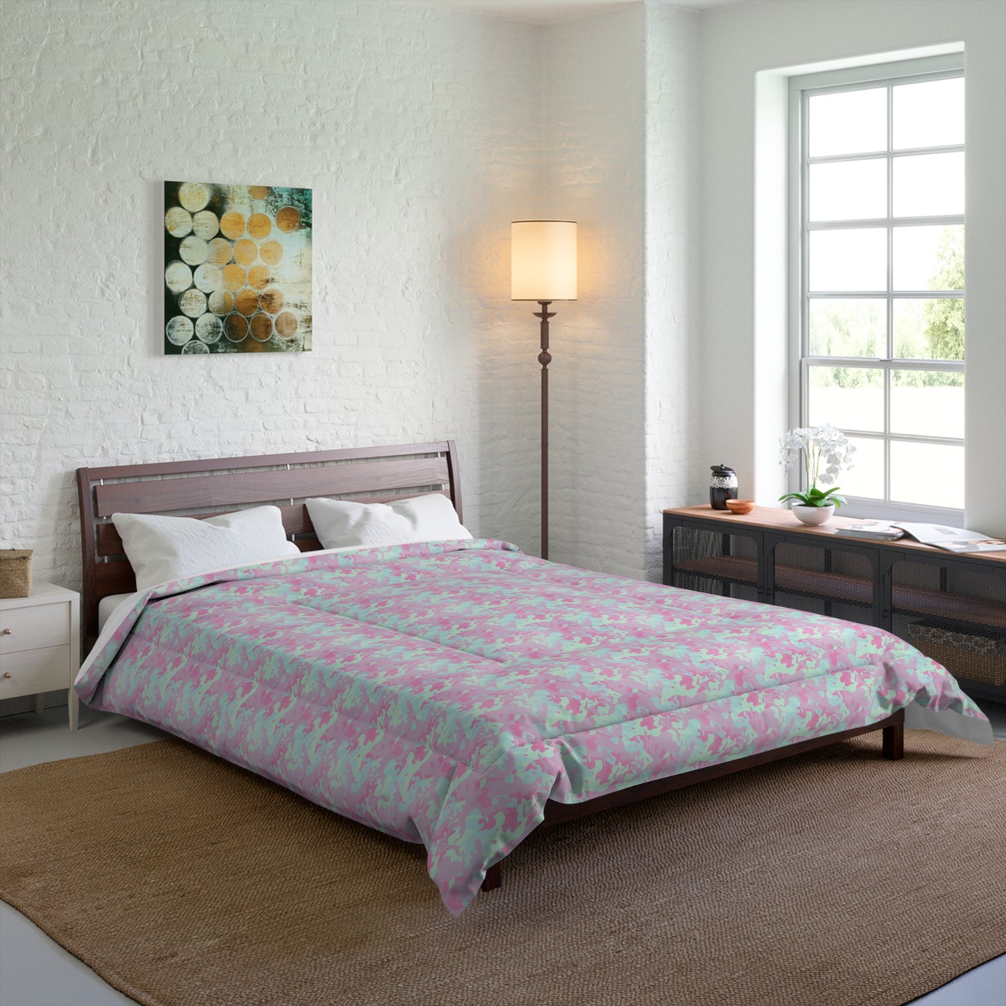 Berry Sorbet Camo Comforter