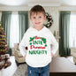 Nice Until Proven Naughty Toddler Pullover Fleece Hoodie