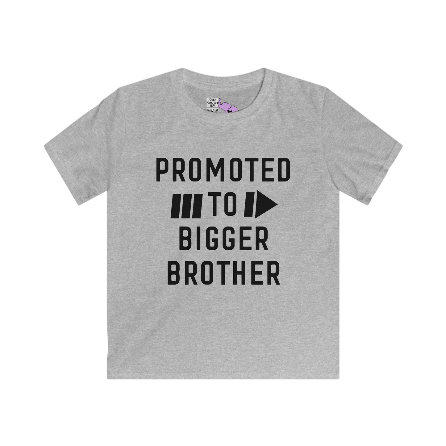Promoted To Bigger Brother (Arrow) Youth Softstyle Tee