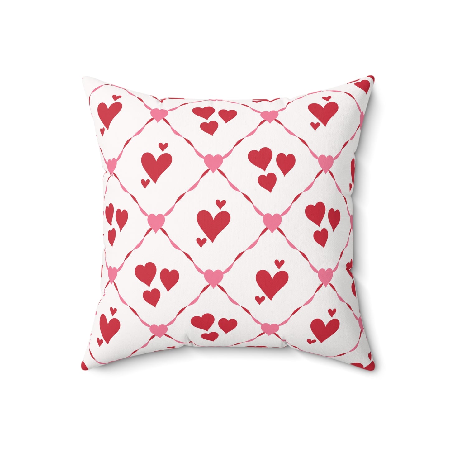 Cupid’s Lattice Throw Pillow
