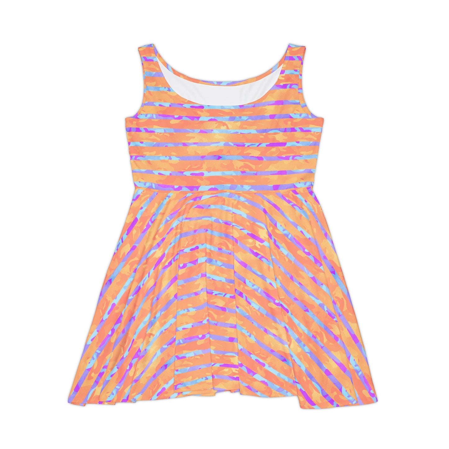 Split Spectrum Camo Women's Skater Dress