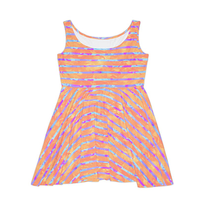 Split Spectrum Camo Women's Skater Dress