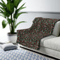 Holiday Brushstrokes Fleece Blanket