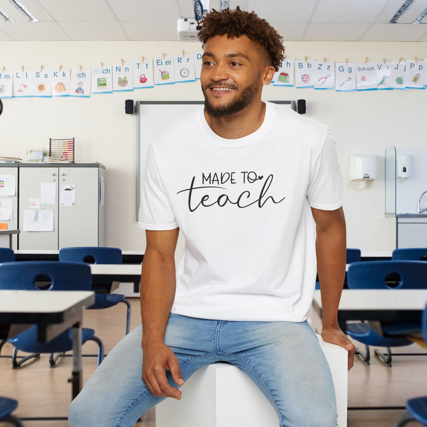 Made to Teach Adult T-shirt
