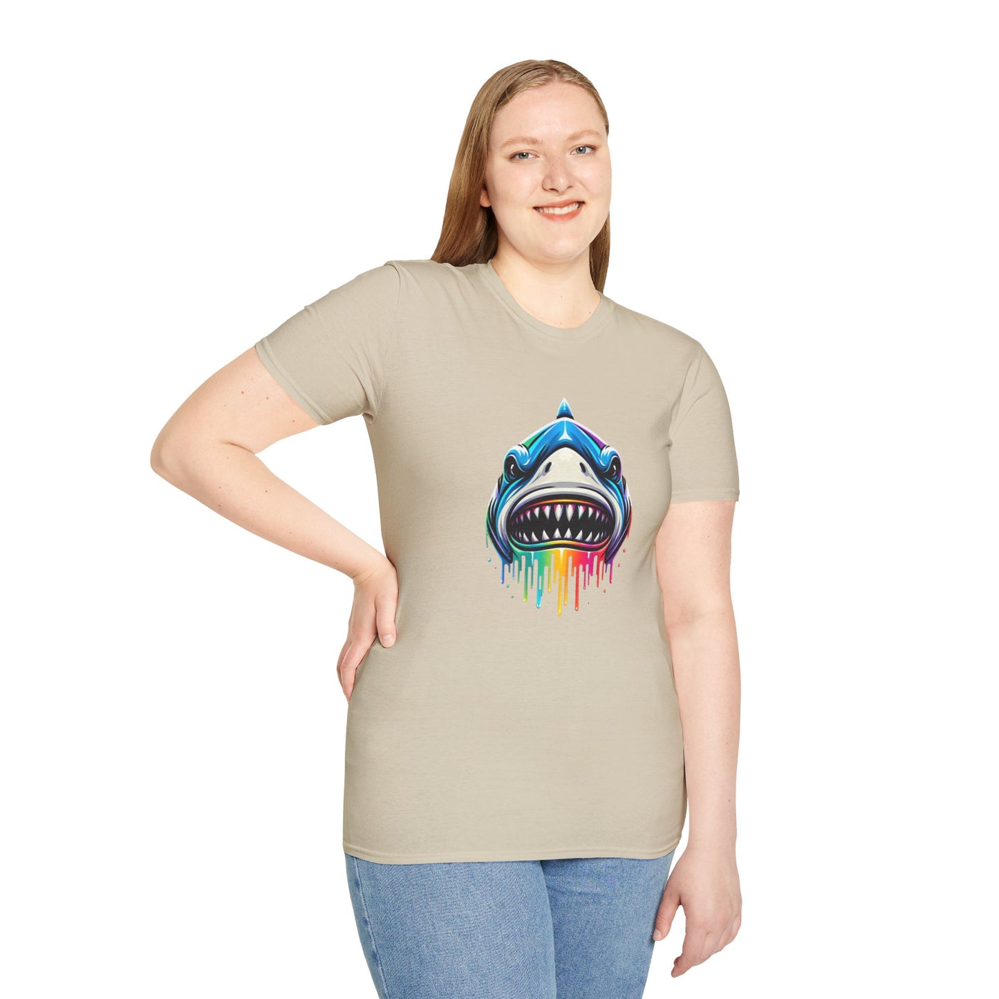 Colorful Shark T-shirt