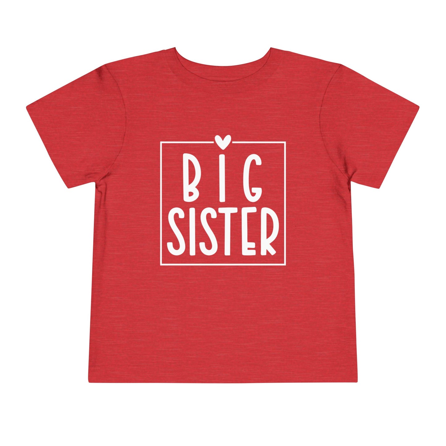 Big Sister (Heart/Box) Toddler Tee