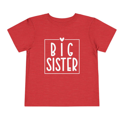 Big Sister (Heart/Box) Toddler Tee