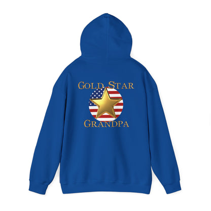 Gold Star Grandpa Heavy Blend™ Hooded Sweatshirt