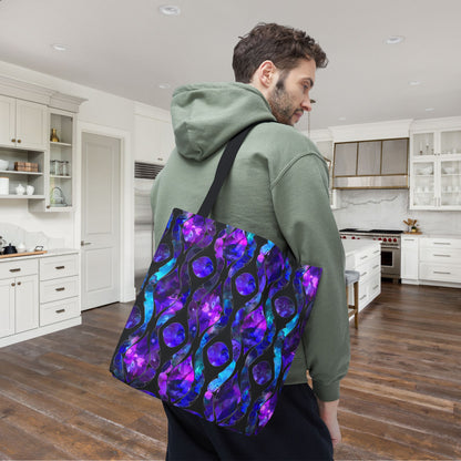 Celestial Glass Canvas Tote Bag