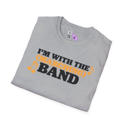 I'm With The (Marching) Band Adult T-shirt