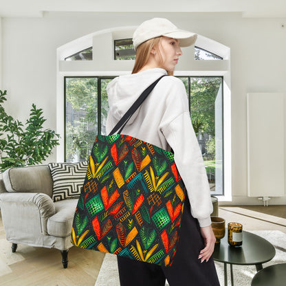 Kujichagulia Waves Canvas Tote Bag
