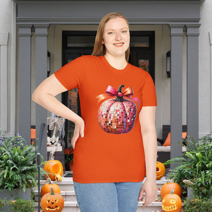 Disco Pumpkin Adult T-shirt