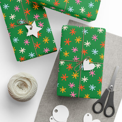 Jingle Stars Wrapping Paper