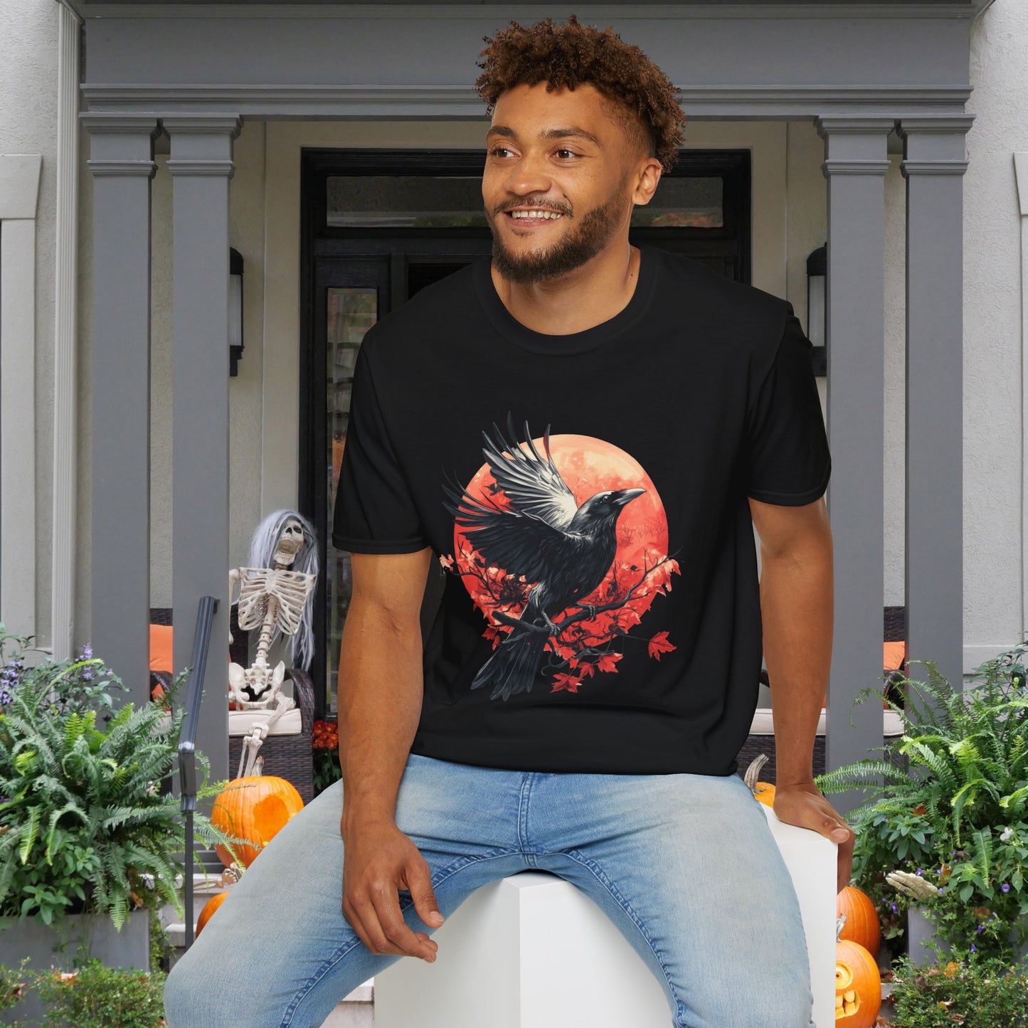 Halloween Crows 3 Adult T-shirt