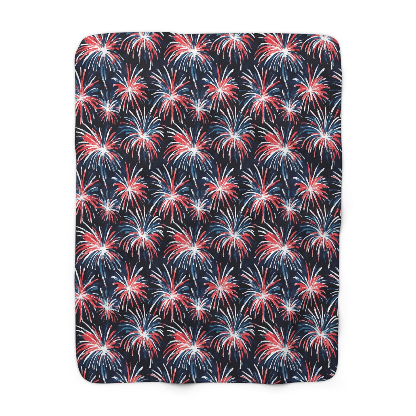 Rocket's Red Glare Sherpa Fleece Blanket