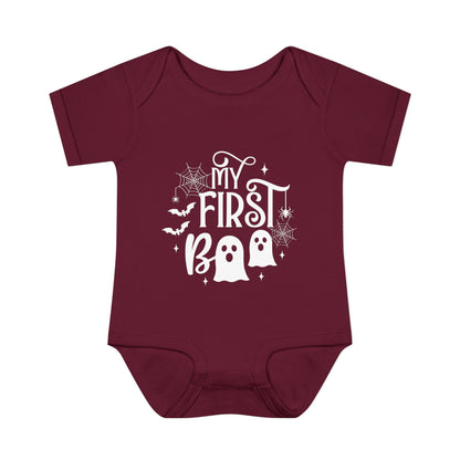 My First Boo Infant Baby Rib Bodysuit