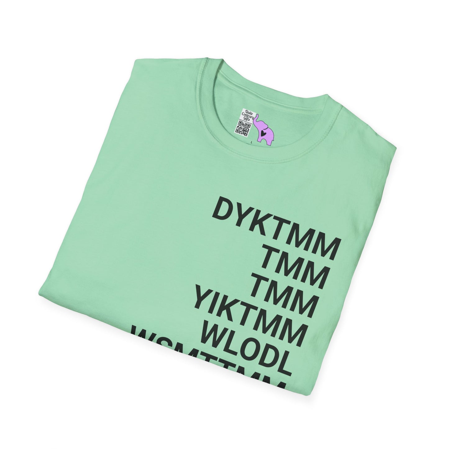 Do You Know The Muffin Man Abbreviation Adult T-shirt