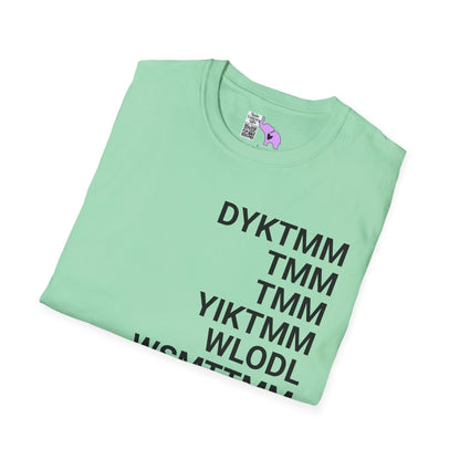 Do You Know The Muffin Man Abbreviation Adult T-shirt