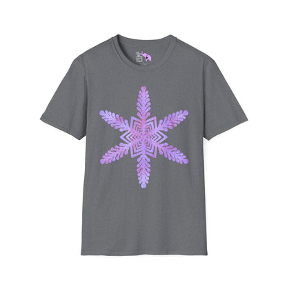 Large Snowflake 2 Adult T-shirt