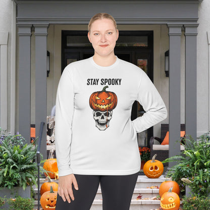 Stay Spooky (Pumpkin/Skull) Adult Long Sleeve Tee