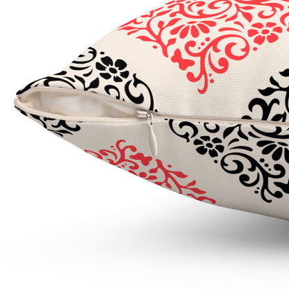 Rustic Hearts Throw Pillow