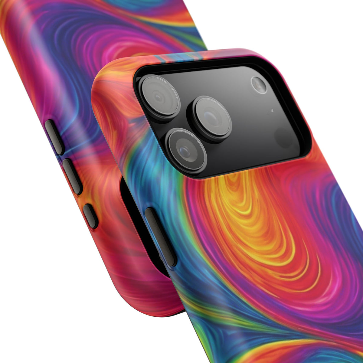 Tie Dye Color Swirl MagSafe® Compatible Tough Case for iPhone