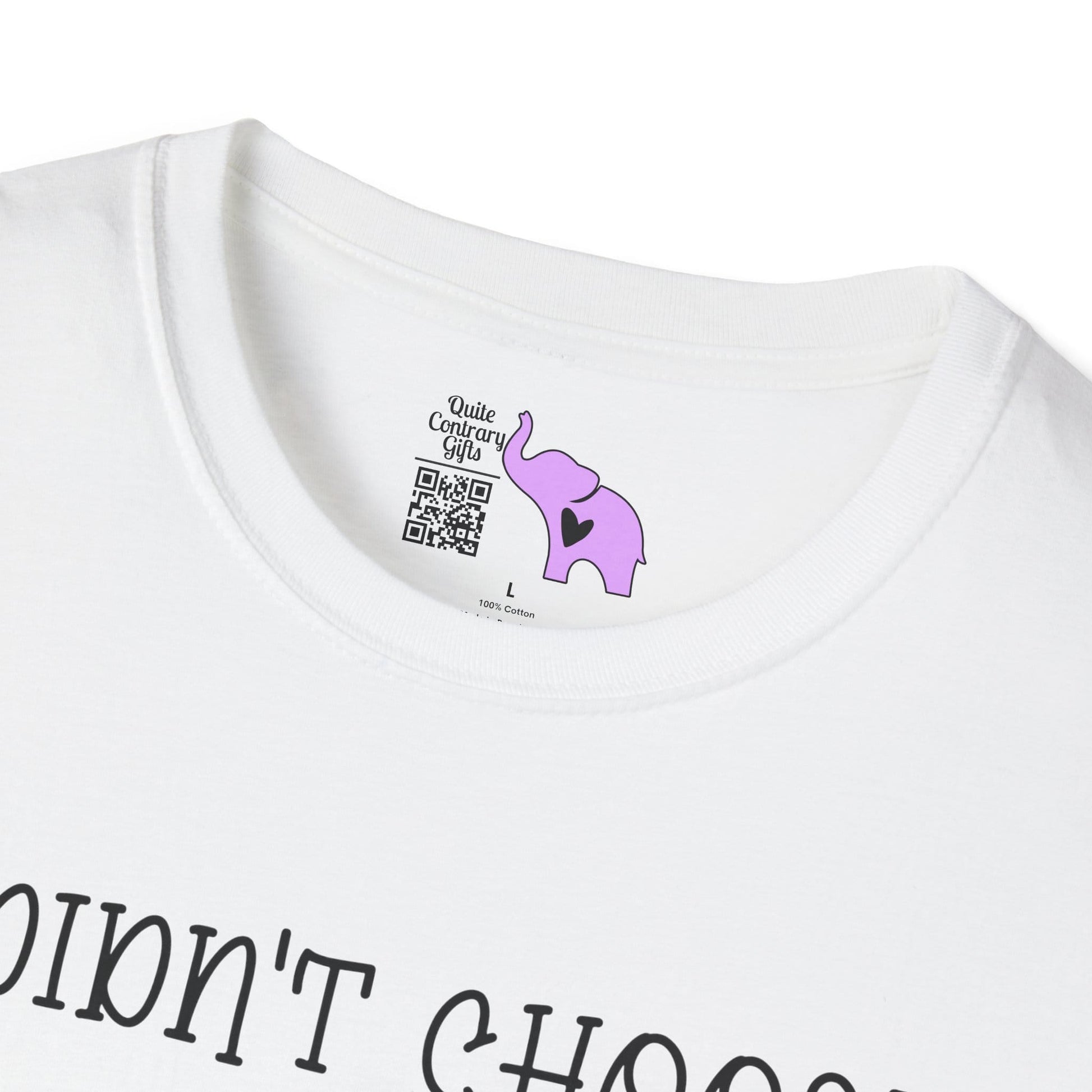 I Didn't Choose The Crazy Cat Lady Life, It Chose Me Adult T-shirt