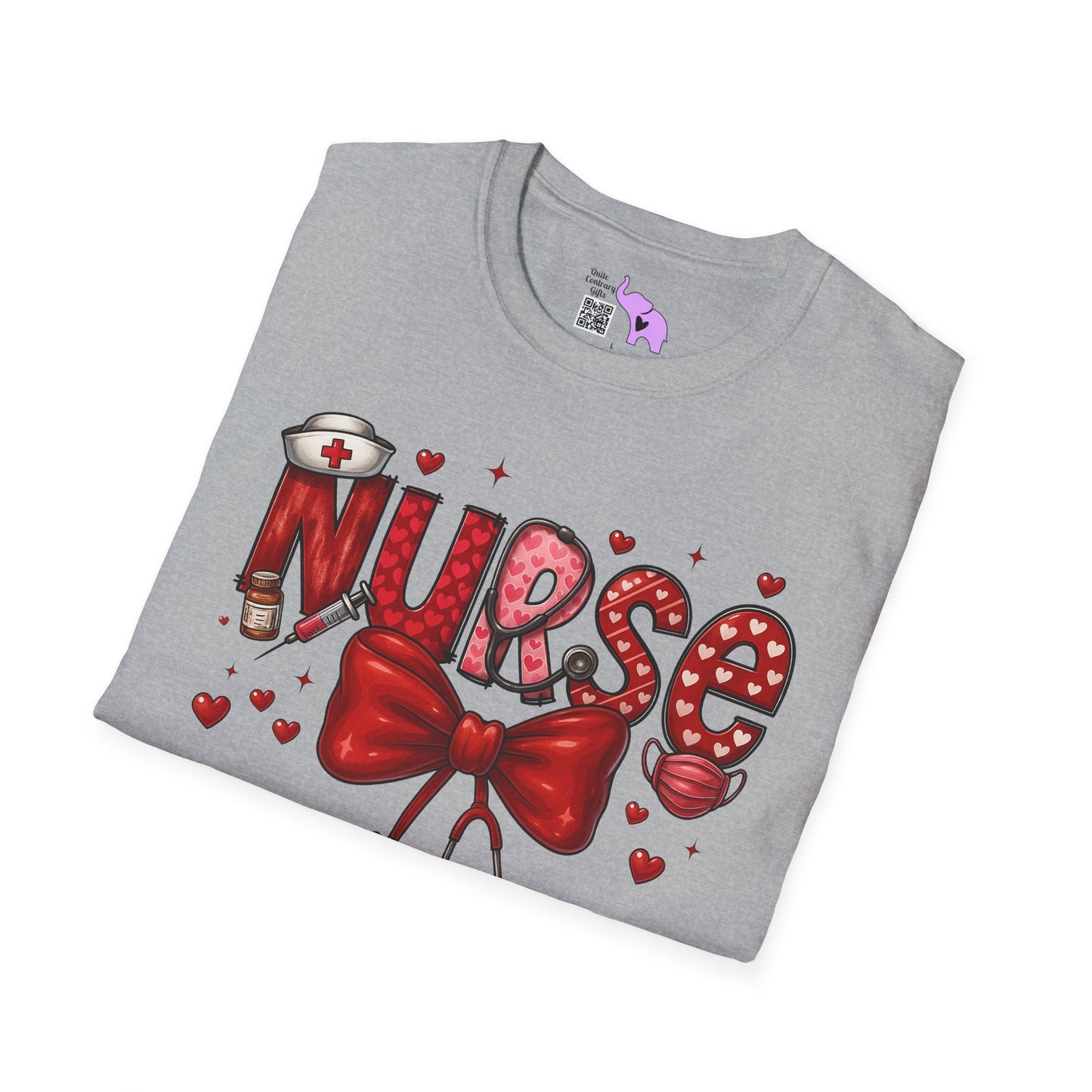 ""Nurse (Valentines) Adult T-shirt