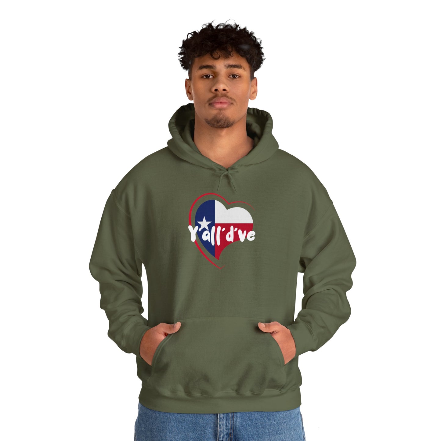 Yall'd've (Texas) Heavy Blend™ Hooded Sweatshirt