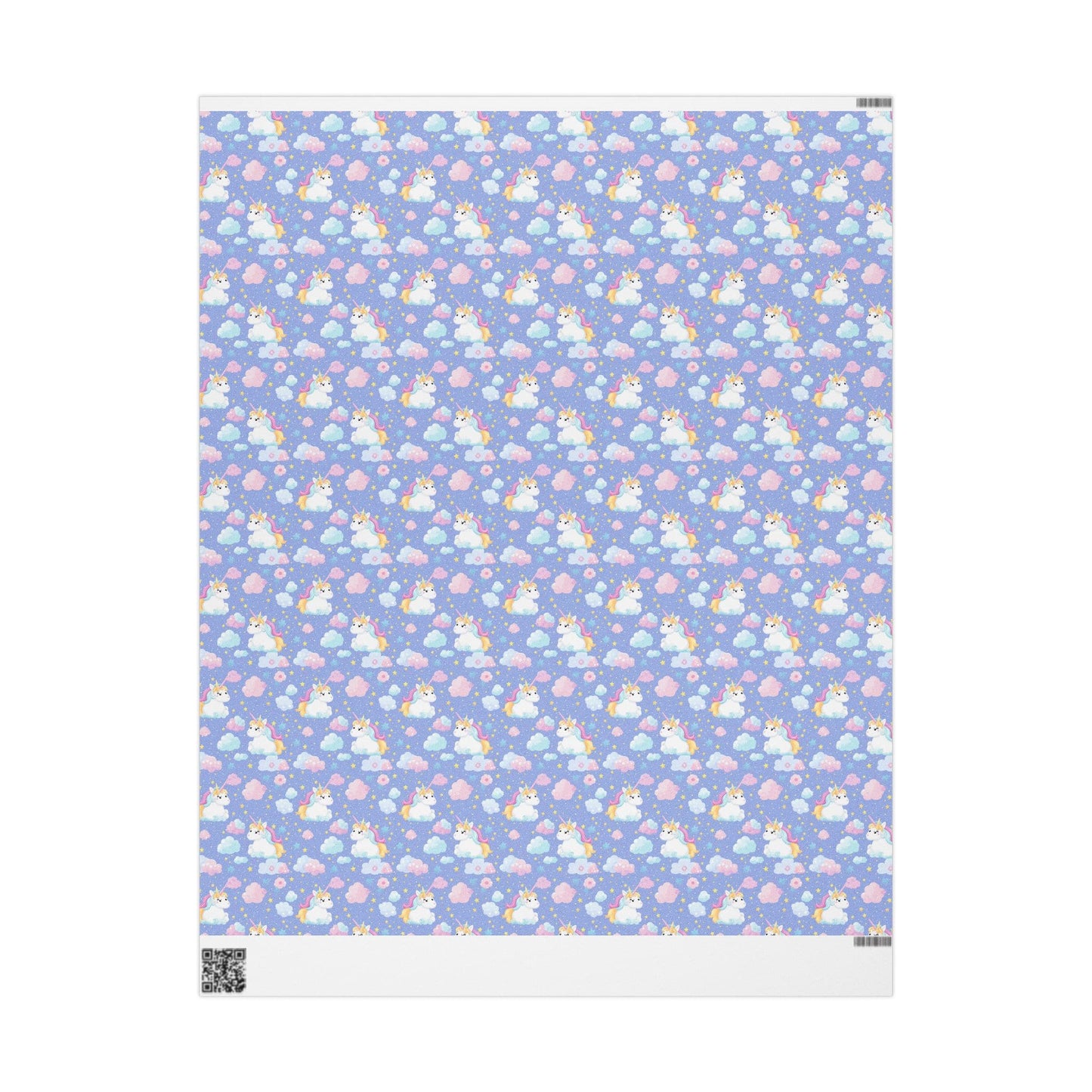 Sleepy Sky Unicorns Wrapping Paper