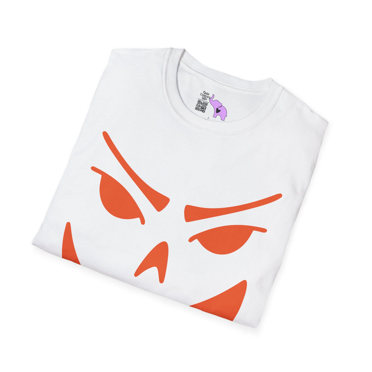 Goofy Grin Jack-O-Lantern Adult T-shirt