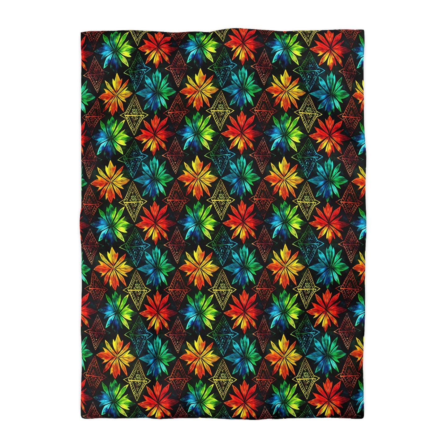 Celebration Mosaic Microfiber Duvet Cover