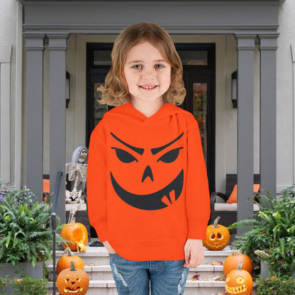 Goofy Grin Jack-O-Lantern Toddler Hoodie