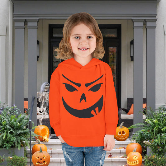Goofy Grin Jack-O-Lantern Toddler Hoodie