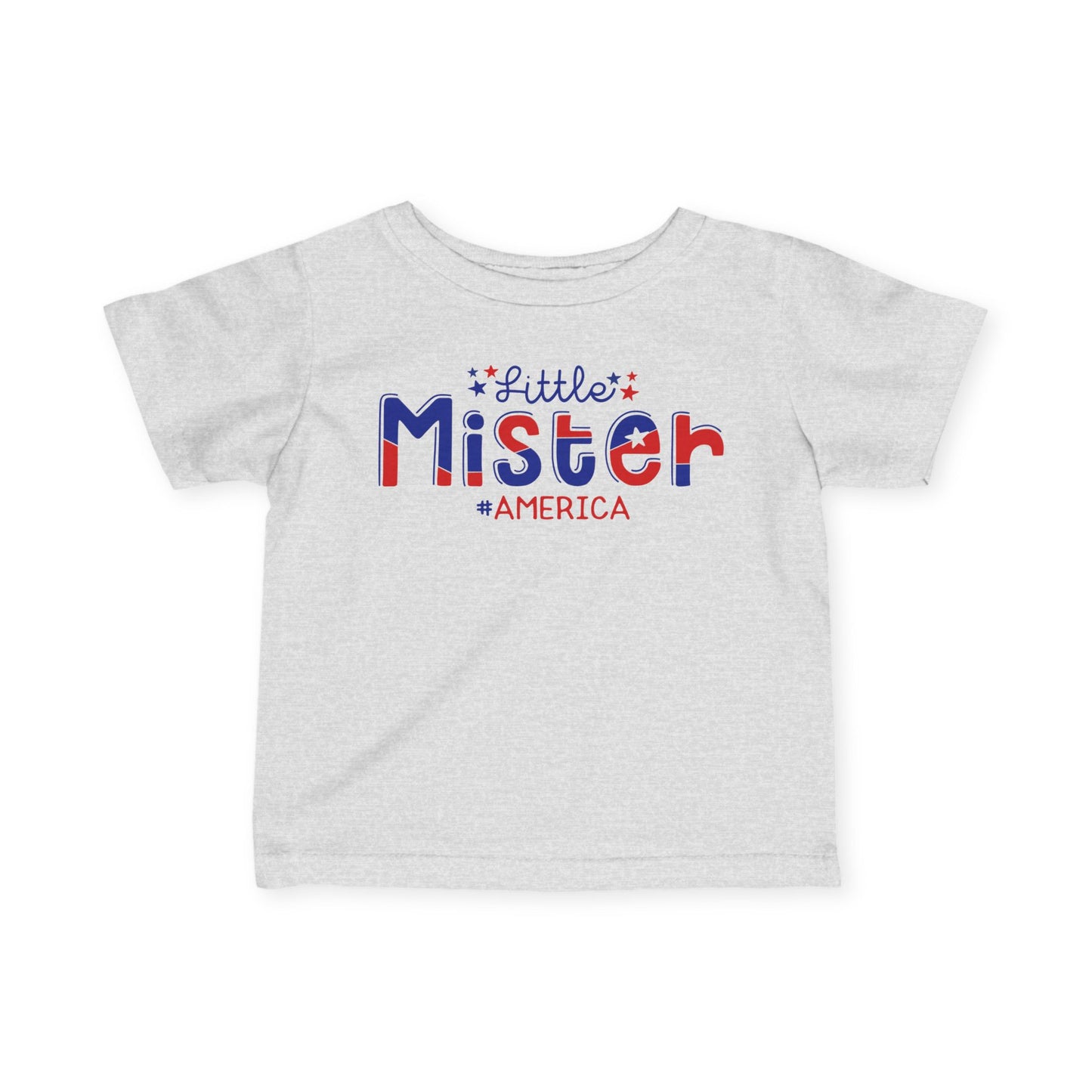 Little Mister #America Infant Soft T-Shirt