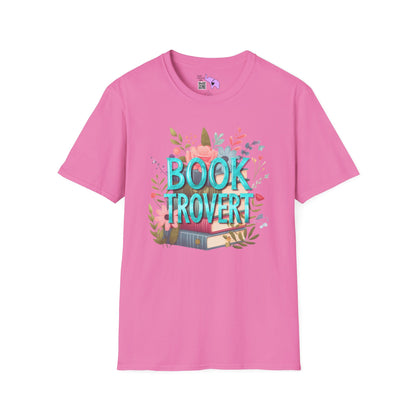 Booktrovert (Floral) Adult T-shirt
