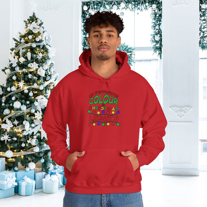 My Favourite Colour Is Christmas Lights  Adult Heavy Blend™ Hooded Sweatshirt