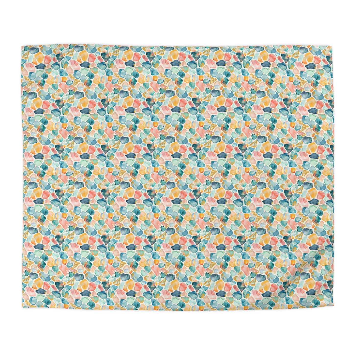 Ocean Pebble Drift Duvet Bedding Set