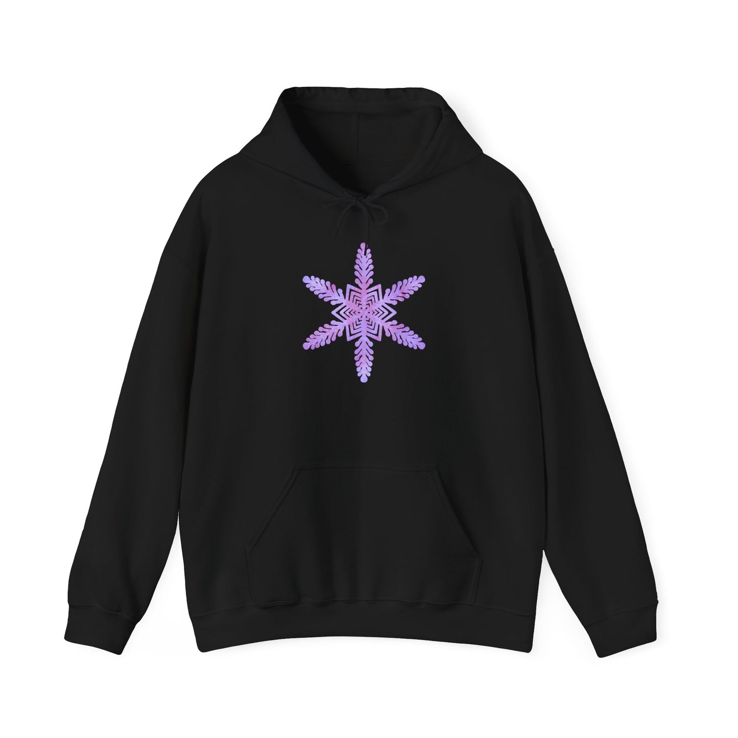 Large Snowflake 2 Adult Heavy Blend™ Hoodie