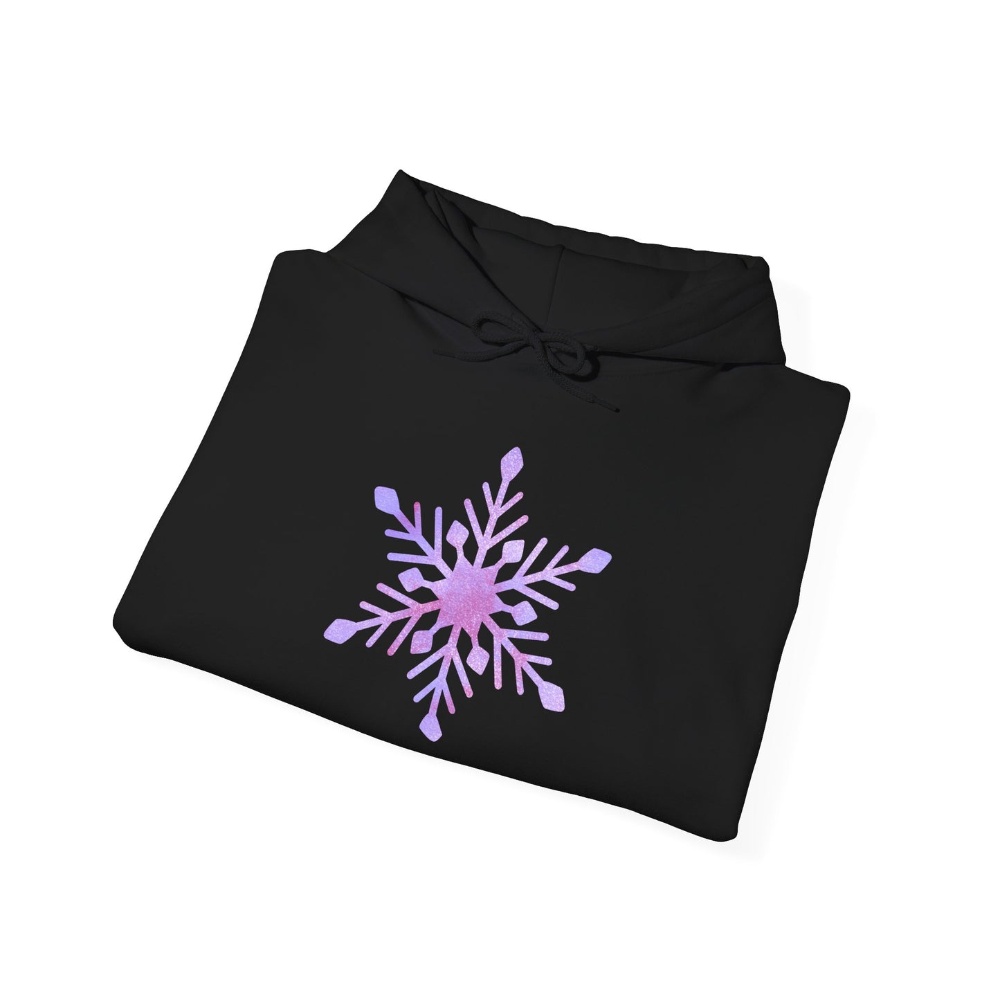 Large Snowflake Adult Heavy Blend™ Hooded Sweatshirt
