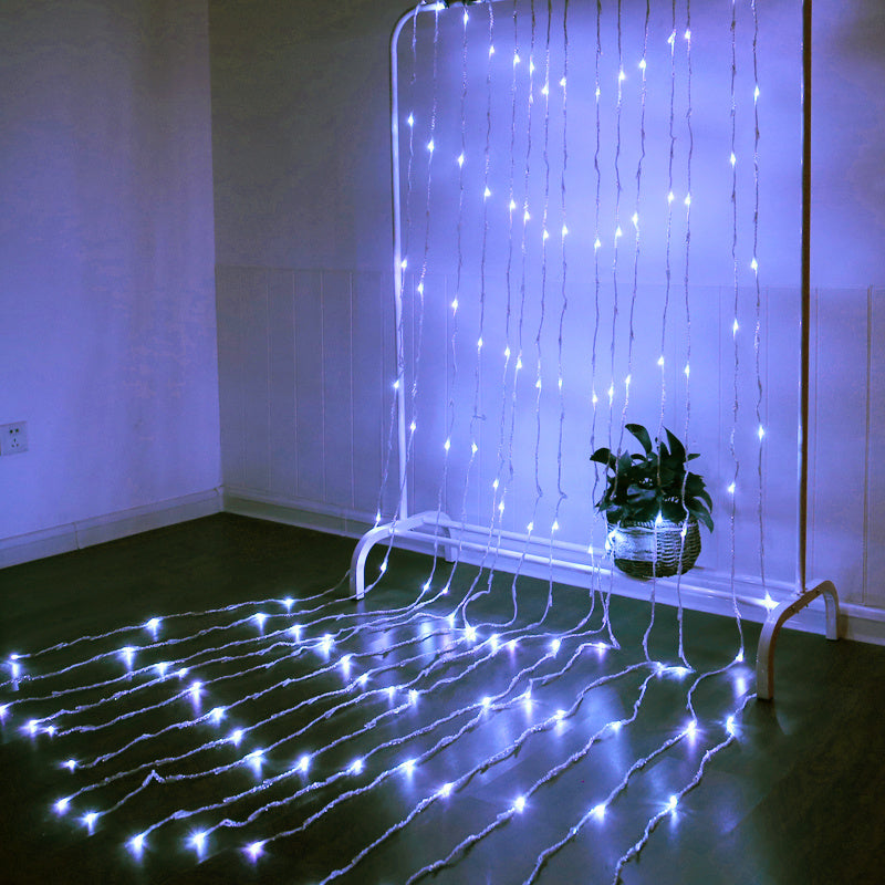 LED Waterfall Star String Curtain Lights