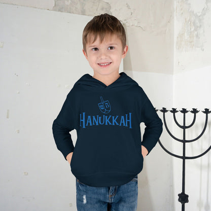 Hanukkah Toddler Pullover Fleece Hoodie