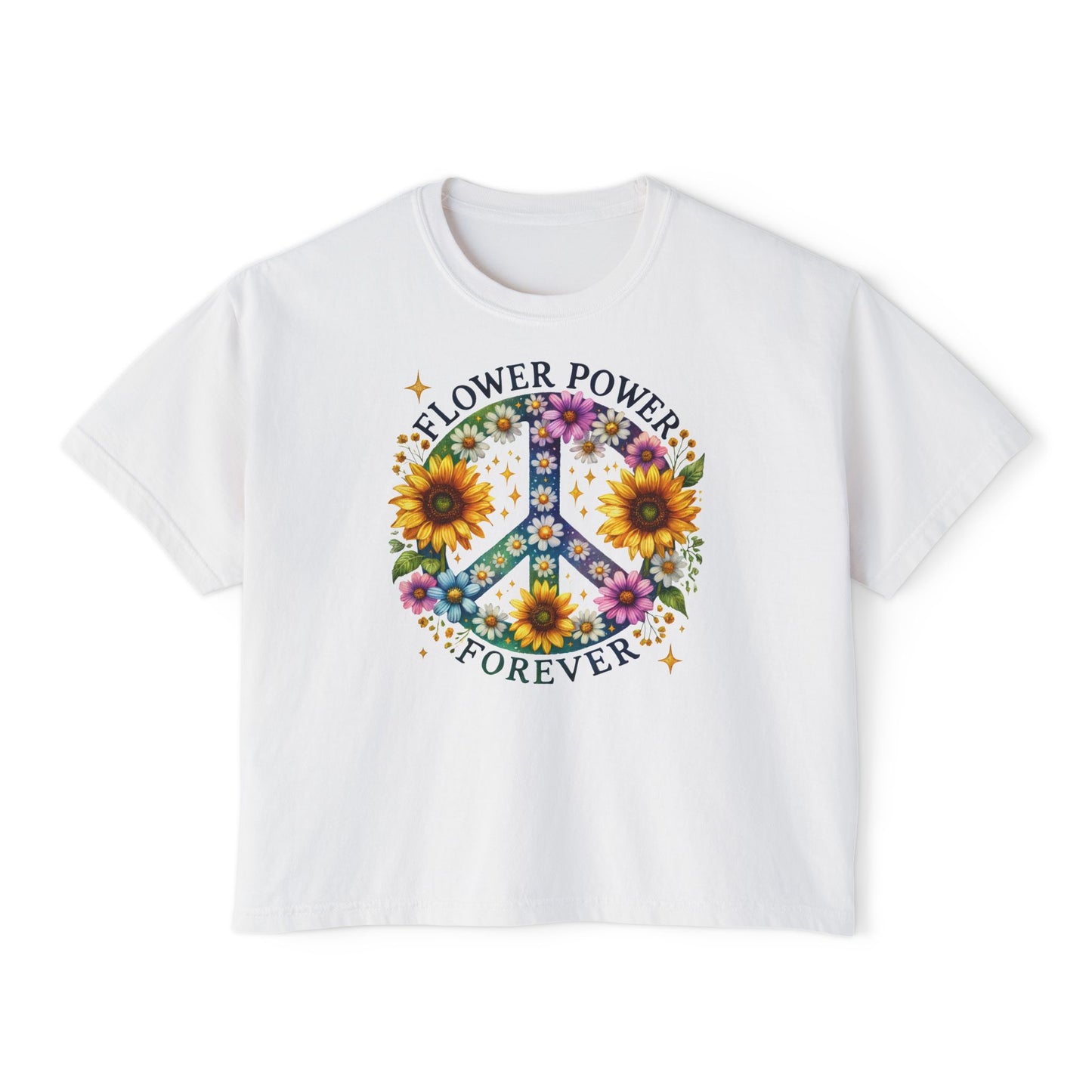 Flower Power Forever Women's Boxy Tee