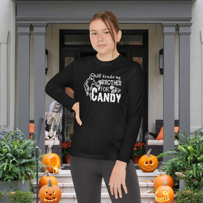 Will Trade My Brother For Candy Youth Long Sleeve Tee