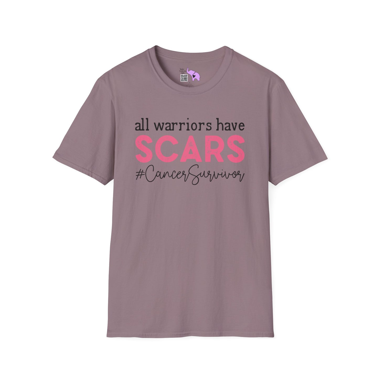 All Warriors Have Scars #CancerSurvivor Adult T-shirt