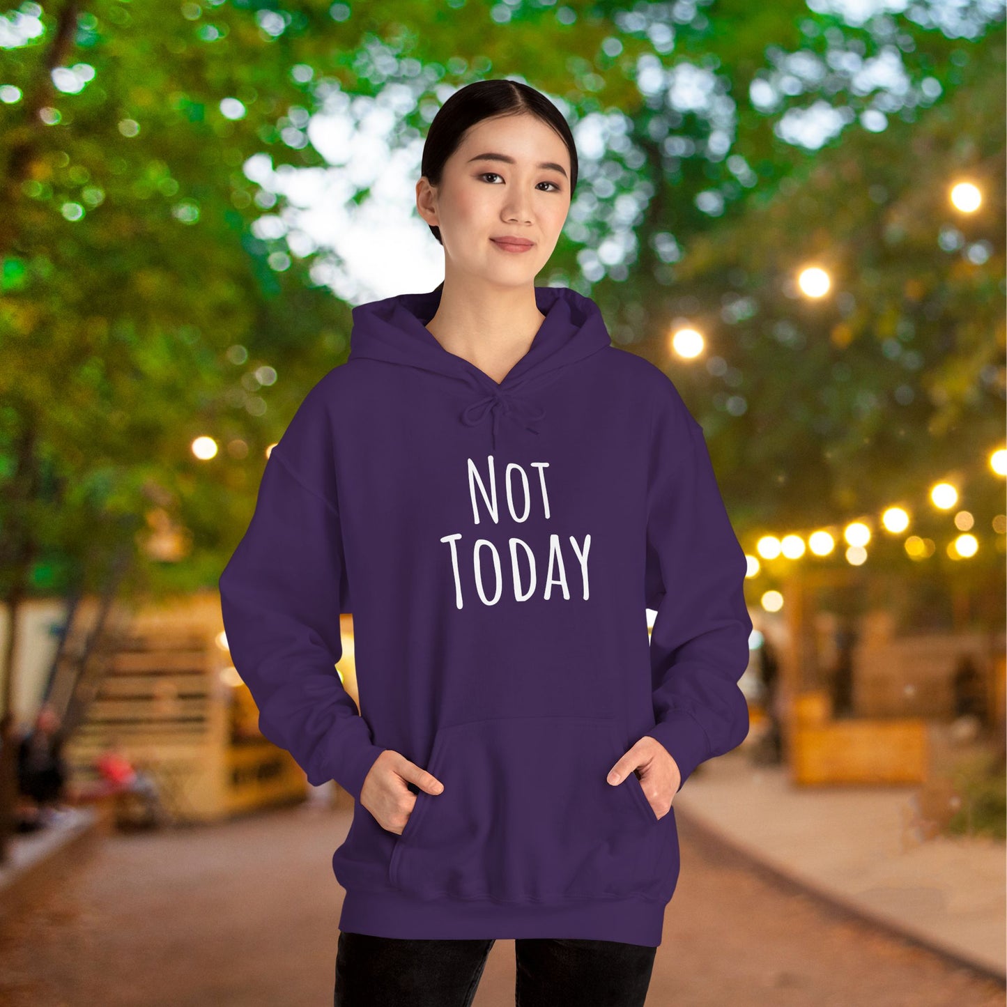 Not Today Heavy Blend™ Hooded Sweatshirt