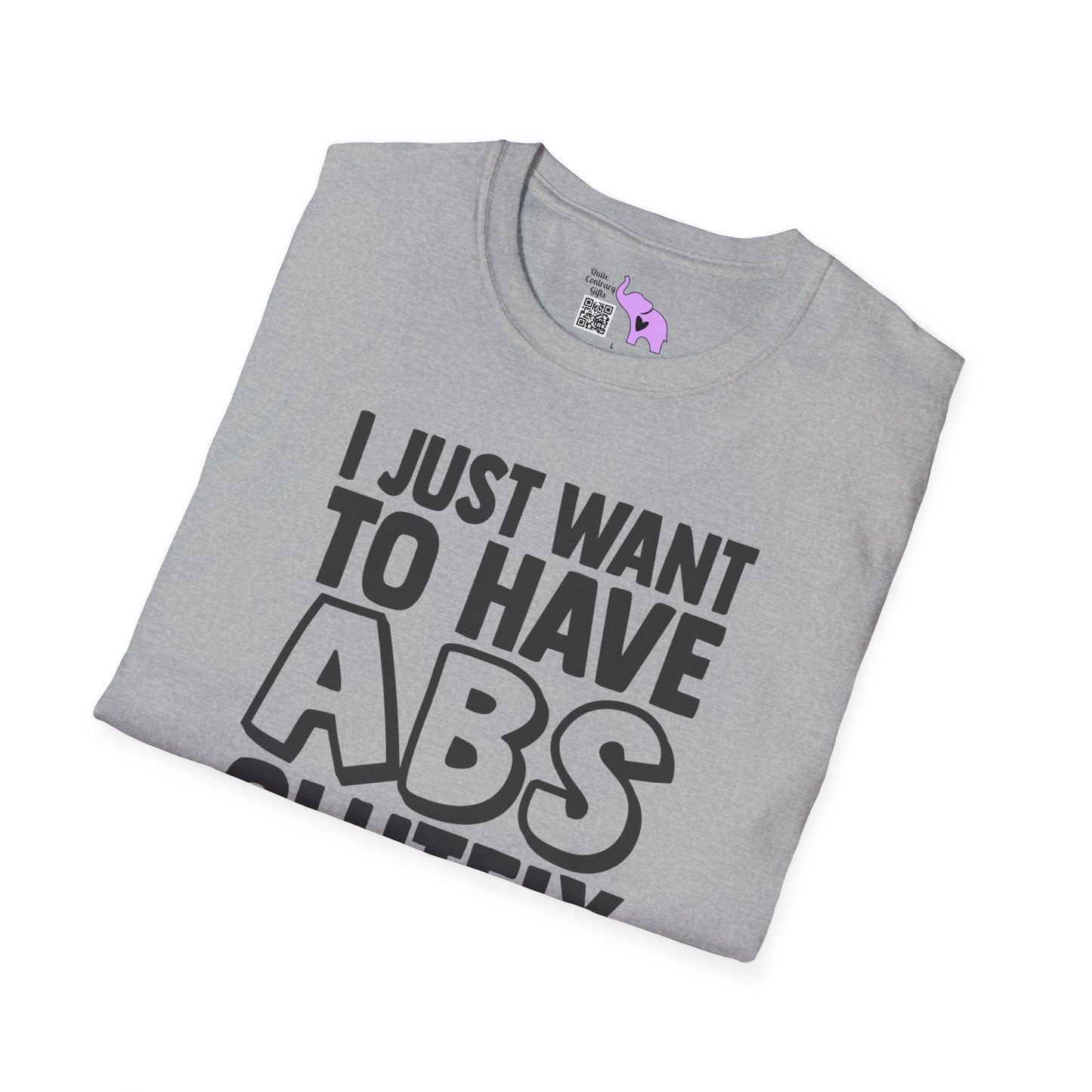 I Just Want ABS-solutely All The Fries Adult T-shirt