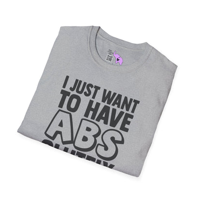 I Just Want ABS-solutely All The Fries Adult T-shirt