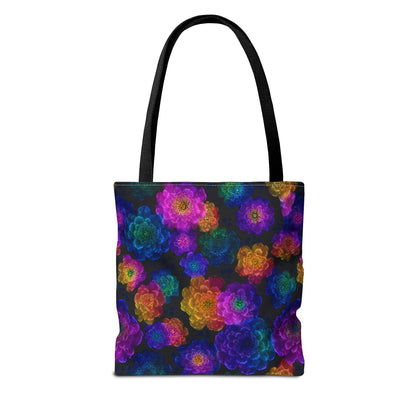 Luminous Carnations Canvas Tote Bag